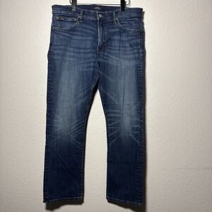 Polo Ralph Lauren Varick Slim Straight Jeans Mens 36x32 (37x31) Blue Denim
